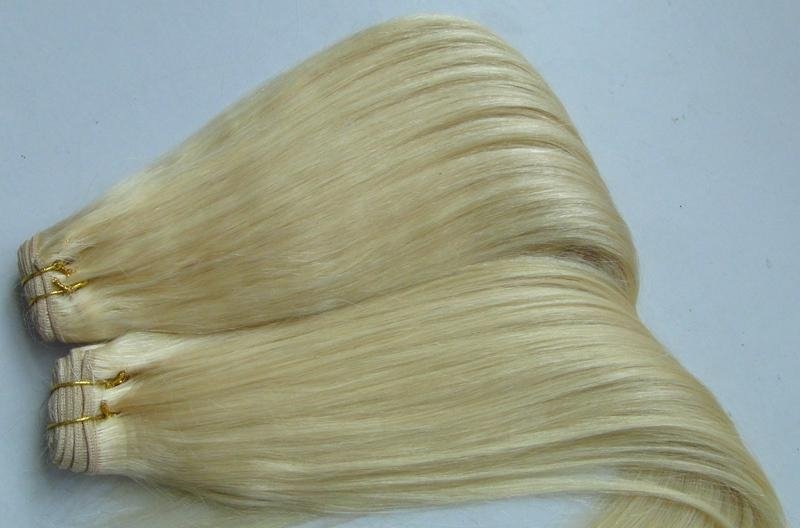 Human hair extension Hair weaving  2
