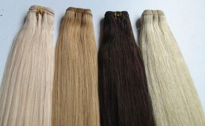 Human hair extension Hair weaving  5