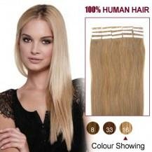 Tape Hair Skin Weft human hair extensions 5