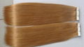 Tape Hair Skin Weft human hair extensions 4