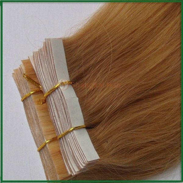 Tape Hair Skin Weft human hair extensions 2