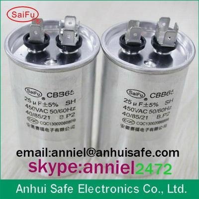 CBB65 ac capacitor 20uf 450VAC low voltage 2x4 terminal manufacturer 4