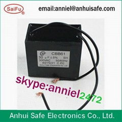 square plastic capacitor CBB61 1uf 450VAC 2UF 450VAC 3UF 450VAC 4UF 450VAC