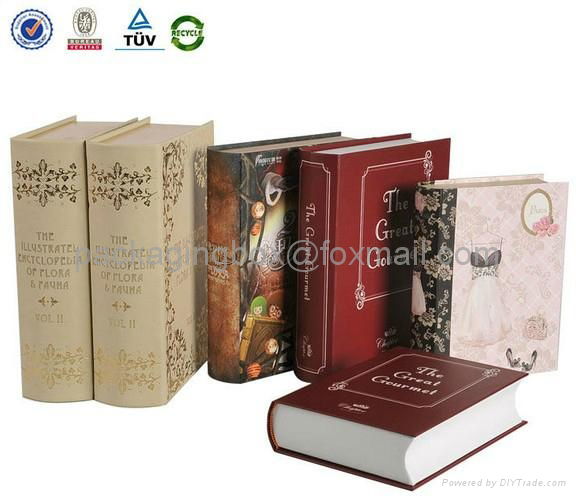 book shape cardboard paper gift boxes for sales wholesale 2