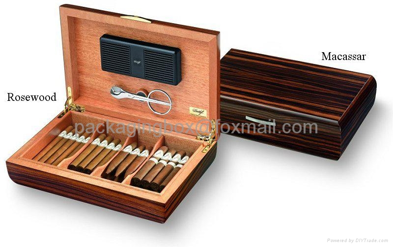 high end top grade wooden cigar gift boxes custom