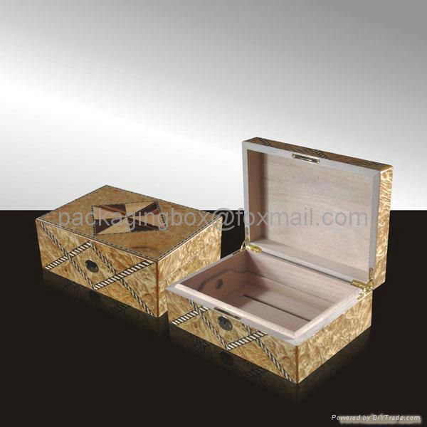 high end top grade wooden cigar gift boxes custom 2
