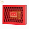 Luxury leather wooden box for perfume cosmetic and customized
