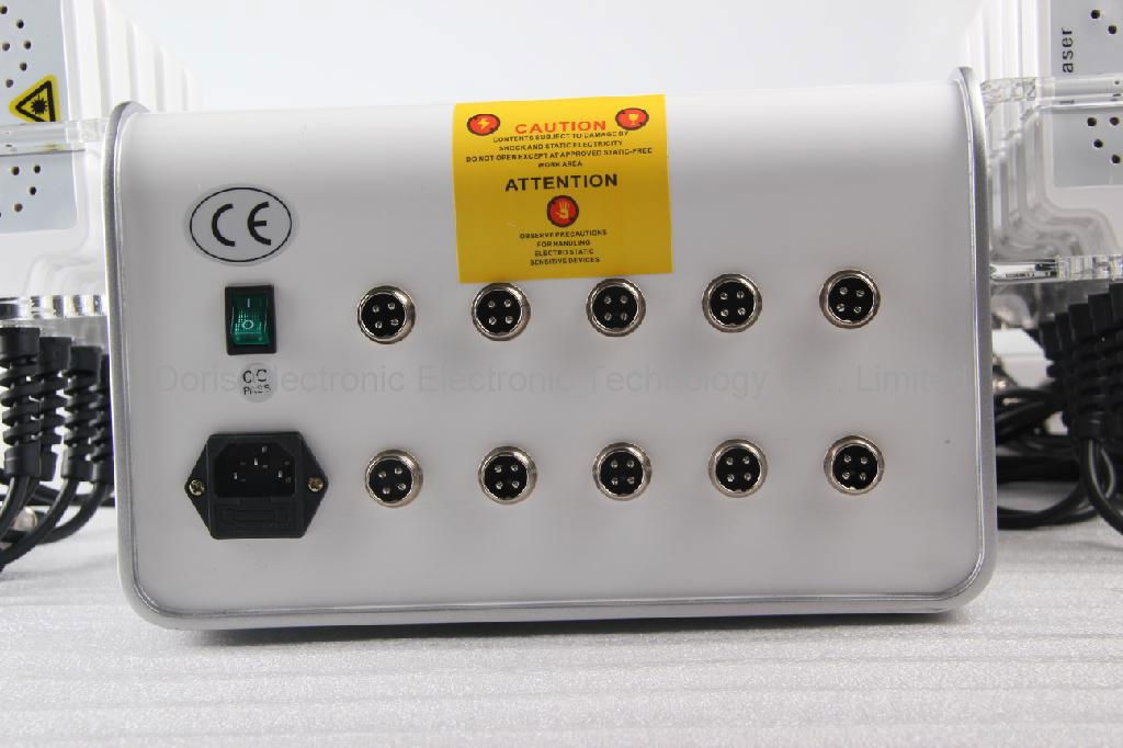 10 pads 650nm Lipo laser slimming machine with 80 diodes 3
