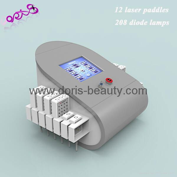 12 paddles Dual Wave Length diodes lipolaser slimming machine 2