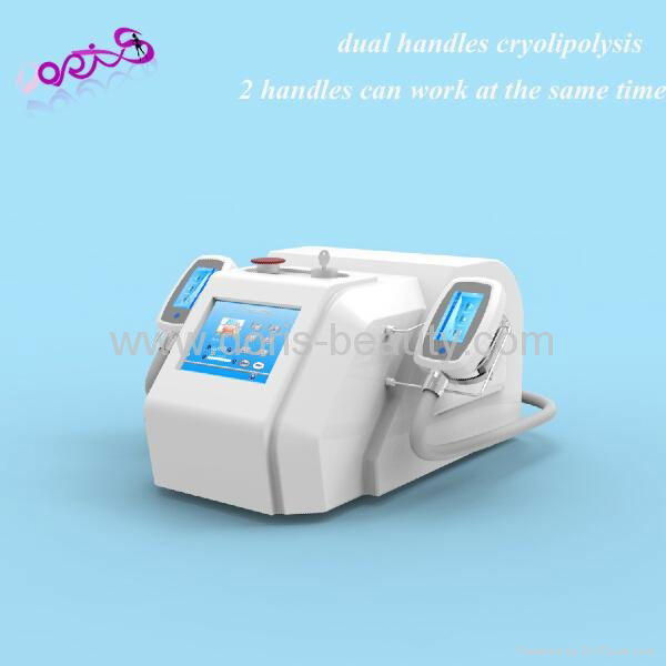 Dual handles Coolscuplting Cryolipolysis Fat Freezing Machine 4