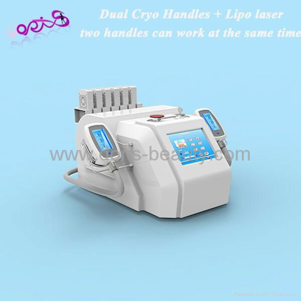 2016 Cryotherapy Lipolaser fat reduction machine  2