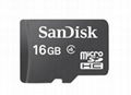 Sandisk 16GB microSD micro SD SDHC Class 4 SD Adapter 3