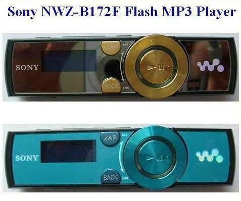 Sony NWZ-B172F Flash MP3 Player (2GB/4GB) - Black/red/blue/grey/green/orange  3