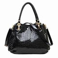 women fhasion tote handbag , stone pattern matieral message handbag 1