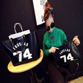 women leather shoulder bag supplier  fashion canvas  shopping bag 3