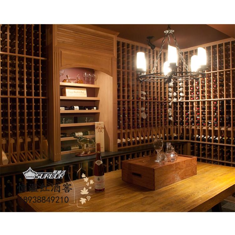 廠家直銷安裝設計實木酒櫃 恆溫展示櫃紅酒櫃 4