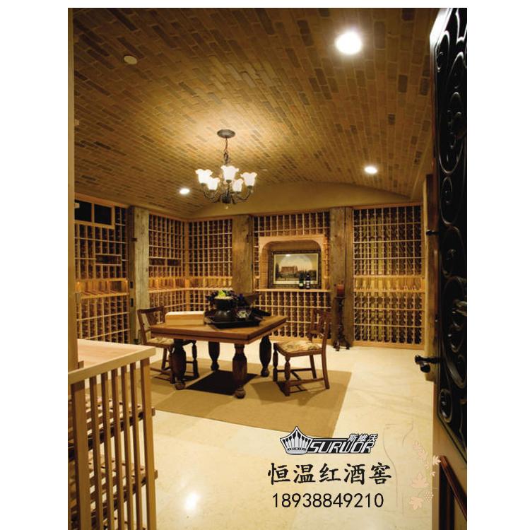 供应酒庄酒柜装修实木复古柜葡萄酒储藏酒窖展厅红酒陈列展示柜 5
