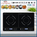 2014  press button 2 burners induction stove RM-D21 2