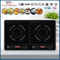 2014  press button 2 burners induction stove RM-D21 3