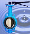 Cast Iron Wafer Type Butterfly Valve  1