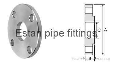 BS 4504 PN16 welding neck flange RF