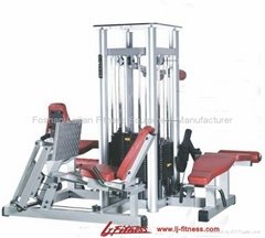 Deluxe 4 Multi-Station Fitness Equipment Home Gym (LJ-5904A)