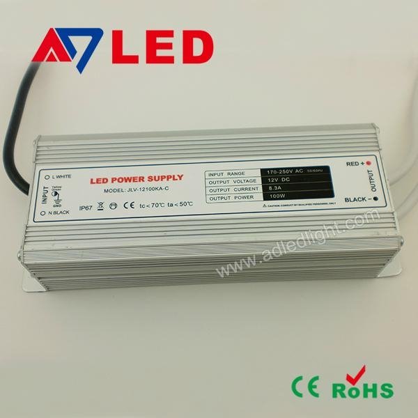 12V led power constant voltage CE ROHS IP67 