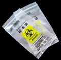 LDPE Biohazard Kangaroo Specimen Bag 1