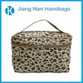 Fashion cosmetic bag with mirror for