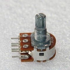 Factory supplier 16mm dual alpha potentiometer