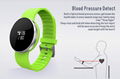 Heart Rate Monitor Blood Pressure Uw1X Waterproof Smart Watch Phone Smartwatch 3