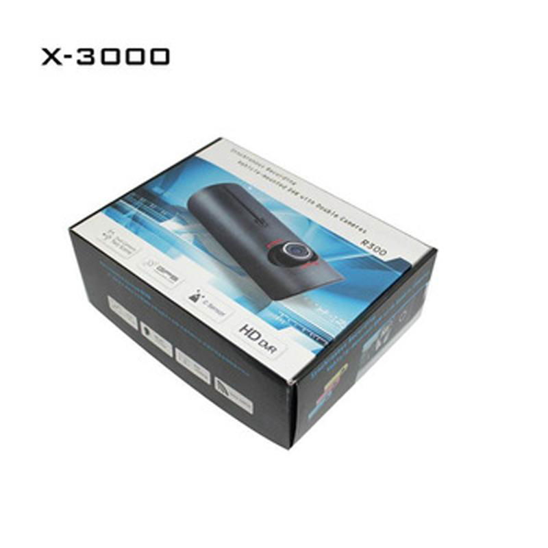 X3000/R300 Car Camera Dashcam DVR X3000 Dual Lens with GPS 3