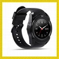 V8 Bluetooth Smartwatch Phone Heart Rate Wrist Watch Support SIM Card