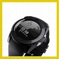 V8 Bluetooth Smartwatch Phone Heart Rate Wrist Watch Support SIM Card