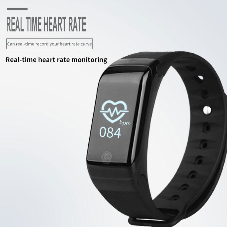 Heart Rate Blood Pressure Blood Oxygen Monitor Bluetooth Smart Wristband Bracele 4