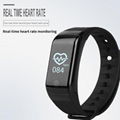 Heart Rate Blood Pressure Blood Oxygen Monitor Bluetooth Smart Wristband Bracele