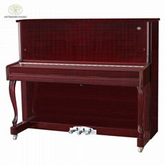 Shanghai Artmann red wood UP123A2 upright piano