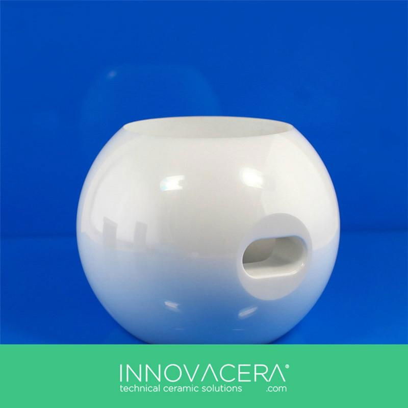 High Polishing Ceramic Ball Valve For Fluid ControllingINNOVACERA