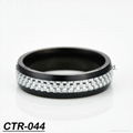 Hot black ring tungsten tungsten carbide