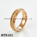 rose gold plating designs tungsten