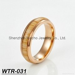 rose gold plating designs tungsten finger ring groove wedding ring