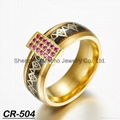 tungsten ring freemason ring gold mason ring with zircon stone