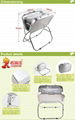 Portable notebook outdoor pizza oven 2