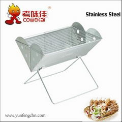 Stainless steel outdoor kitchen grill barbecue