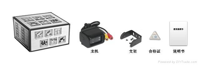 Dwdr 700tvl Low Lux IR LED Car Rear Vision Camera 40X57mm  4