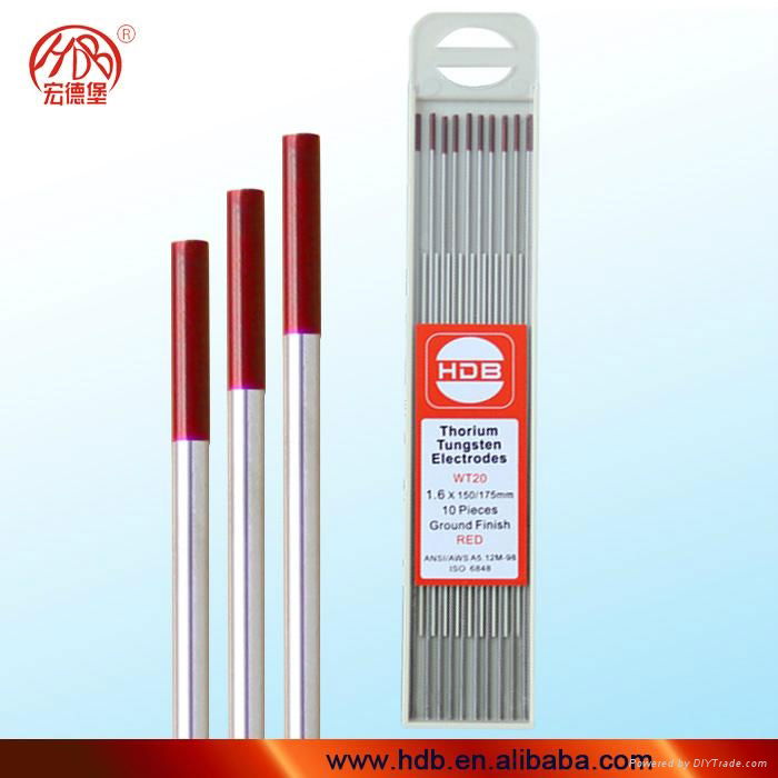 WT20 1.6x175 2% Thoriated Tungsten Electrode 