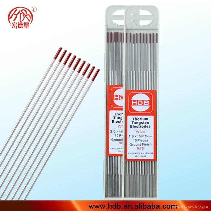 WT20 Tungsten electrode for the colorful packaging Red tip 2