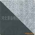 Asbestos rubber sheet with wire net