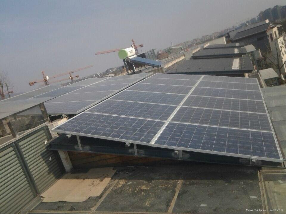 寧波地區並網系統戶用別墅太陽能光伏發電 4