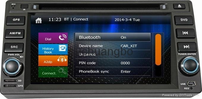 Ouchuangbo Car Radio DVD Geely Vision GPS Navigation iPod USB Stereo navi  5